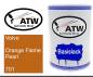 Preview: Volvo, Orange Flame Pearl, 701: 500ml Lackdose, von ATW Autoteile West.